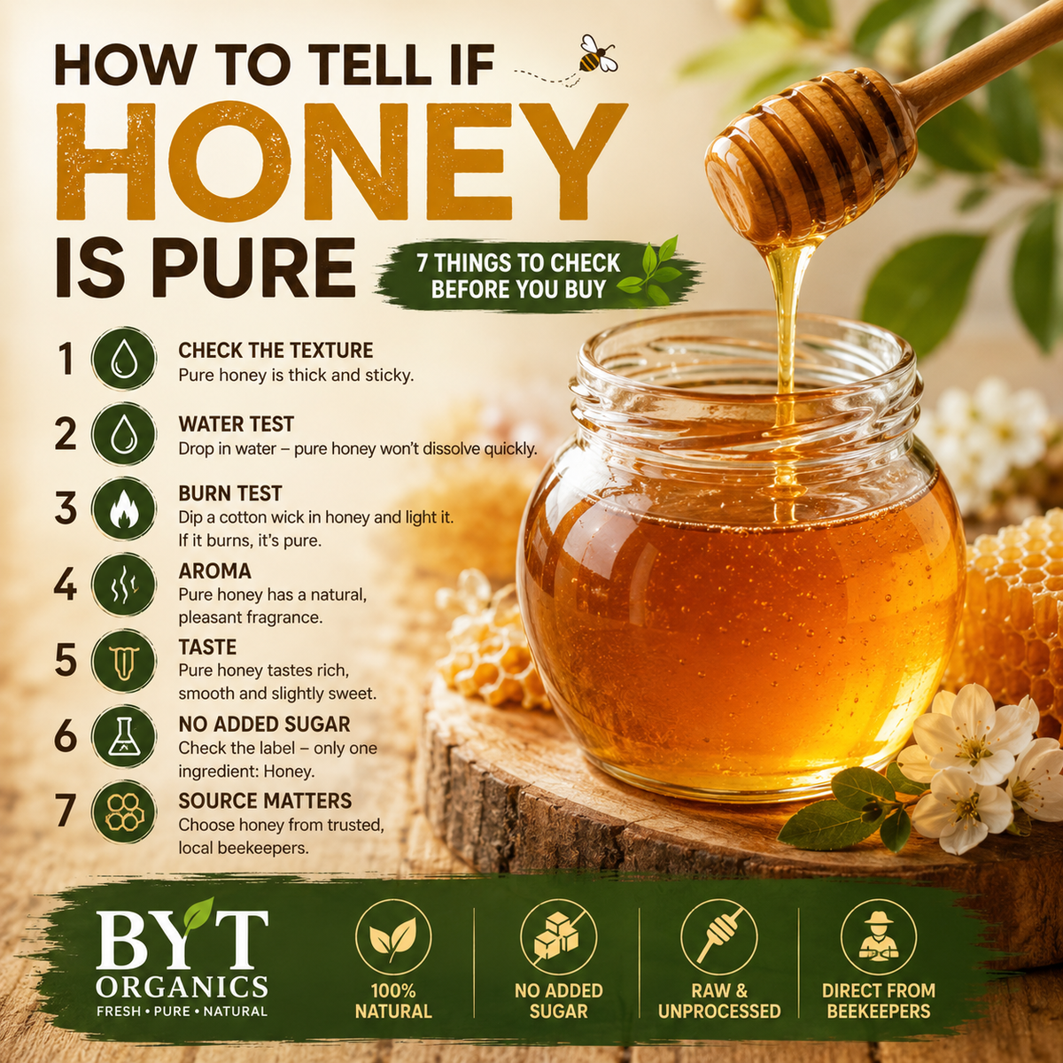 How to Tell If Honey Is Pure: 7 Things to Check Before You Buy