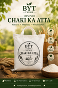 Pure Chakki Atta | 100% Whole Wheat Flour | BYT Organics