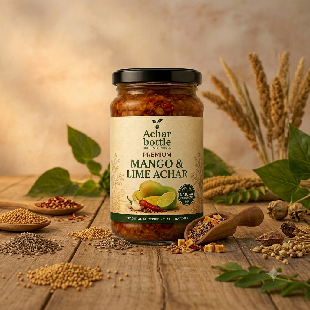 BYT Organic's Traditional Mixed Pickle (Achar)