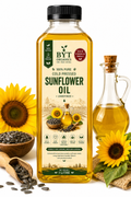 Natural Cold Pressed Sunflower Oil | 100% Pure | BYT Organics