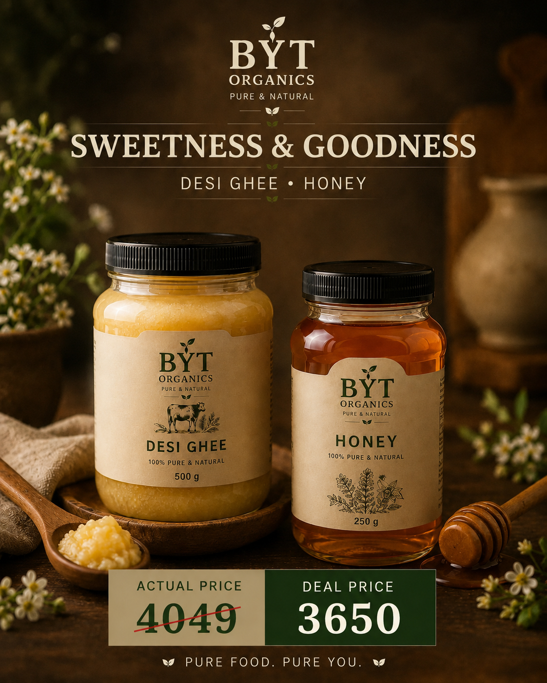 🍯  Desi Ghee & Honey Bundle