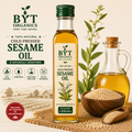 Natural Cold Pressed Sesame Oil |  100% Pure | BYT Organics (Copy)