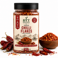 BYT Organics Premium Chilli Flakes – Sun-Dried & Natural | 100g