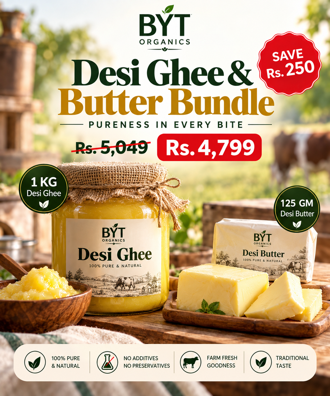 Ghee + Desi Makkhan | Bundle