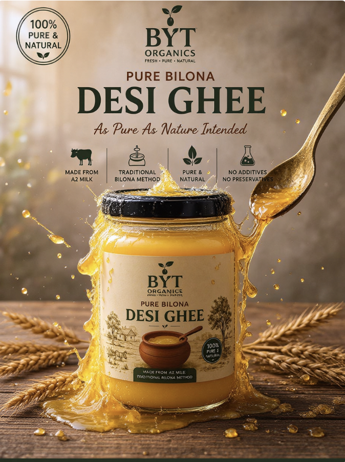 Pure Desi Ghee |100% Natural | BYT Organics