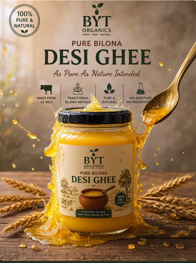 Pure Desi Ghee |100% Natural | BYT Organics