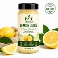 Pure Lemon Juice | Farm Fresh Lemons | No Preservatives | BYT Organics
