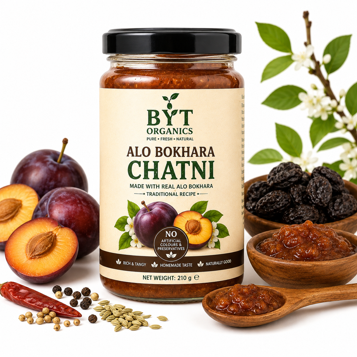 Aalo Bokhara Chatni | BYT Organics