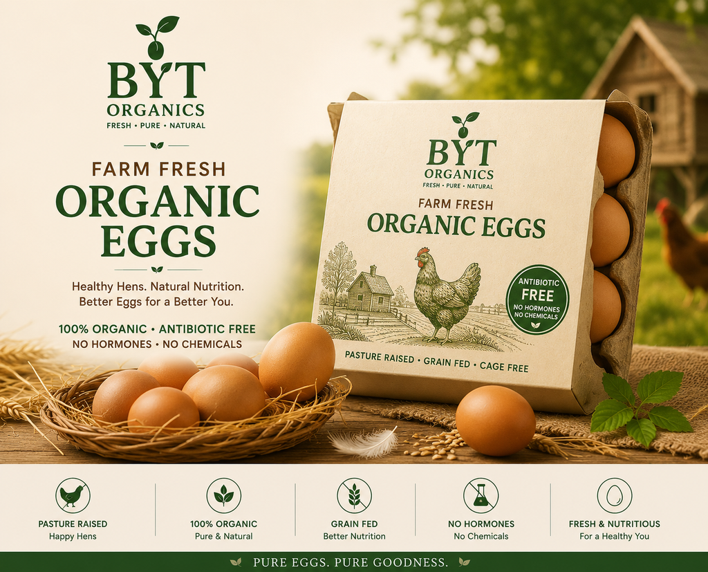 🥚 Organic Farm Eggs | Desi Eggs
